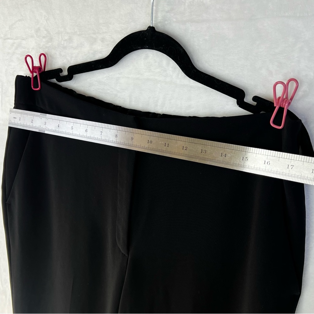 Plus Size J. Crew Black Dress Pants Loose Flowy Business Casual Elastic Size 14 - Picture 6 of 14